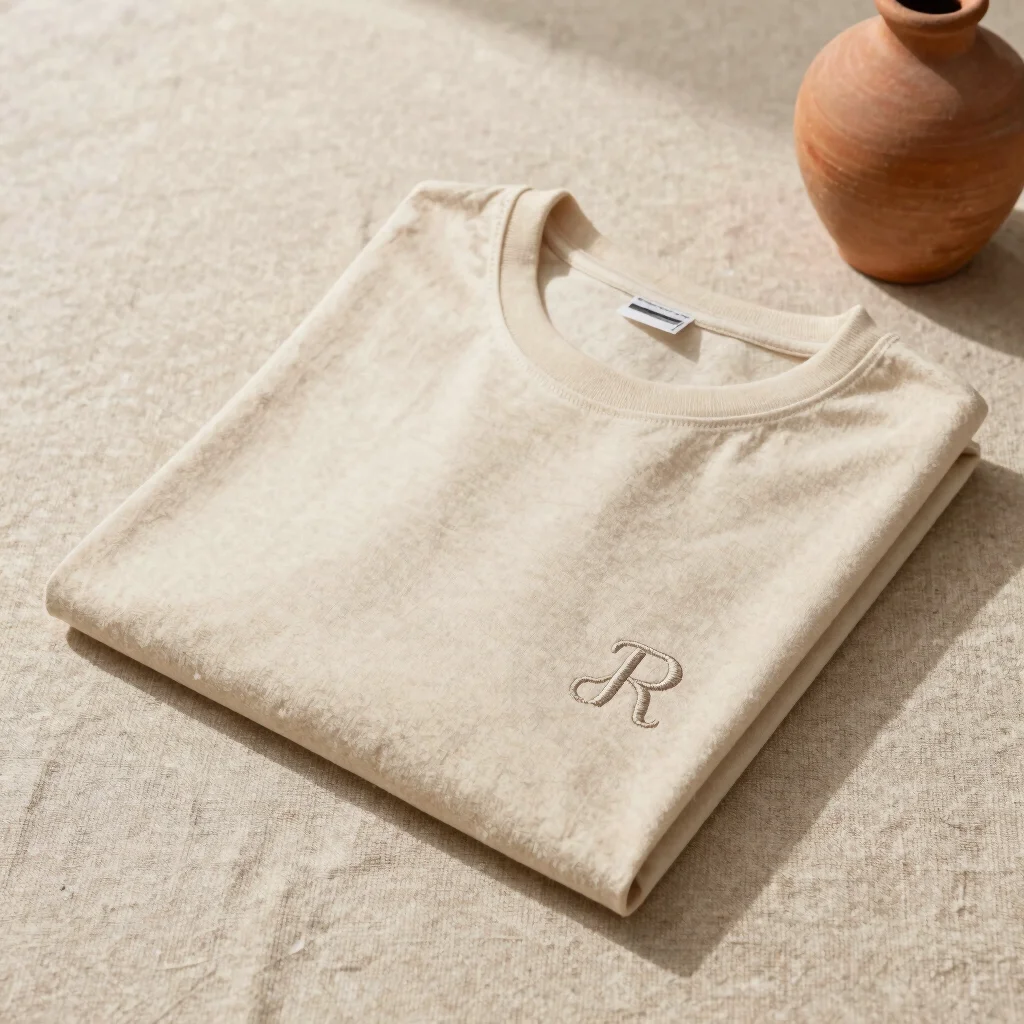Monogrammed Heavyweight Cotton Tee