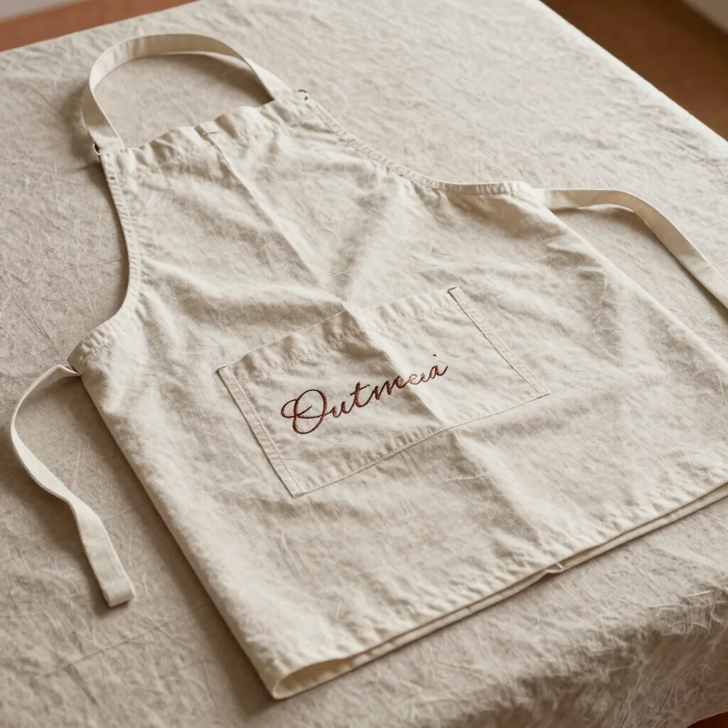 Personalized Linen Chef Apron